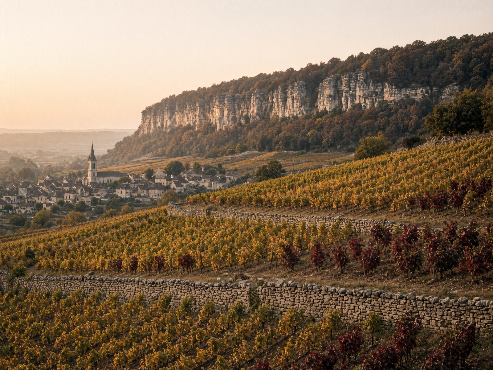 Côte d’Or vineyard slope