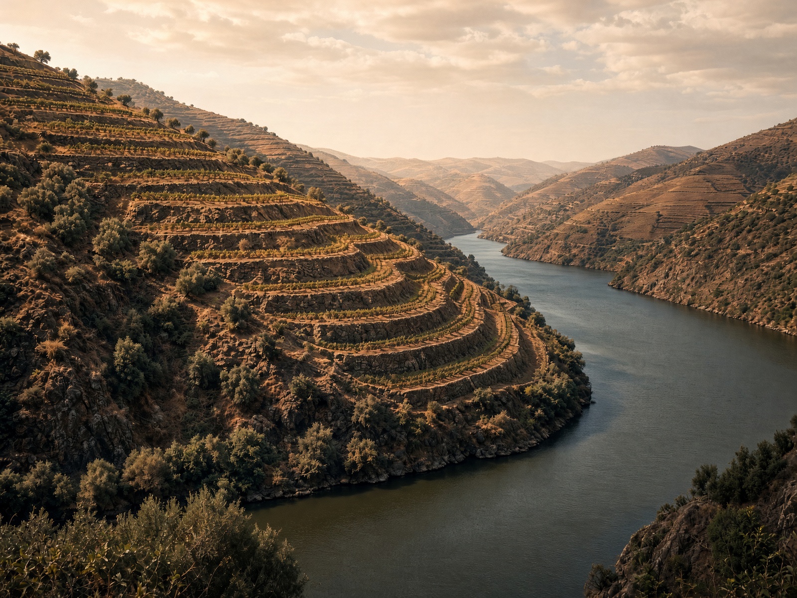 Douro river terraces