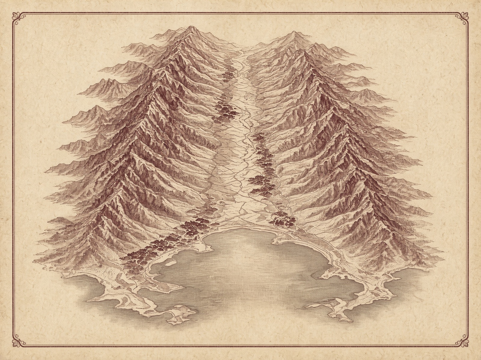 Atlas plate of Napa Valley